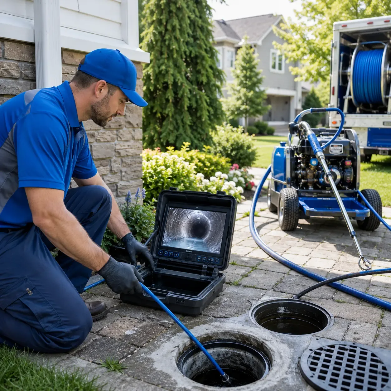 Outdoor drain cleaning professionals serving Courtland, VA
